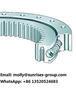 VSI200844-N-ZT حلقة الدوران ، محمل تلامس رباعي النقاط ، أسنان تروس داخلية