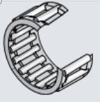 PK 20 × 26 × 13.8 X 6 - أسطوانة إبرة ومجموعات قفص لتوصيل محامل قضبان