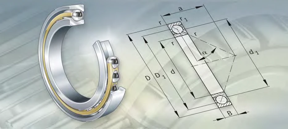 71876-MP Single row angular contact ball bearings 71876-MP Single row angular contact ball bearings